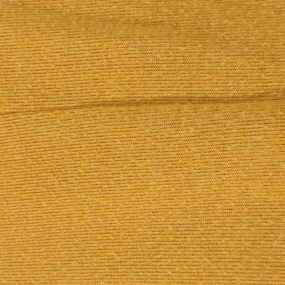 ❗$1 Bundled❗ MIKEY & JOEY Mustard Yellow Knot Front Stretchy Long Sleeve Shirt - Picture 5 of 6